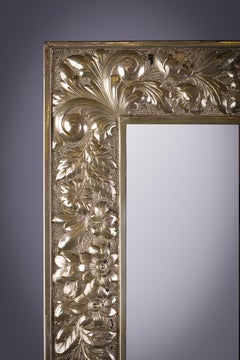 Sterling Silver Table Mirror, circa 1900