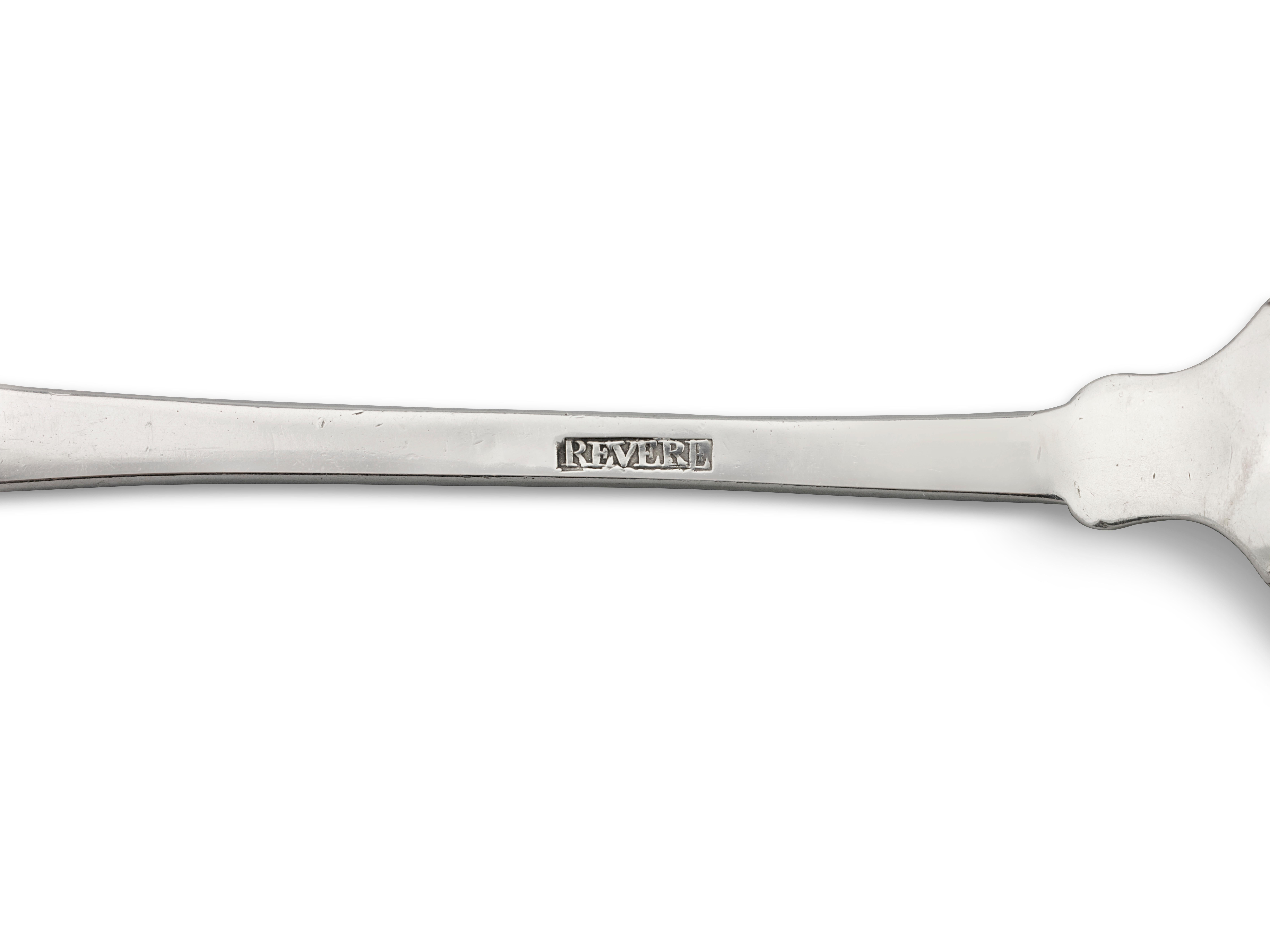 Engraved Sterling Silver Tablespoon by Paul Revere