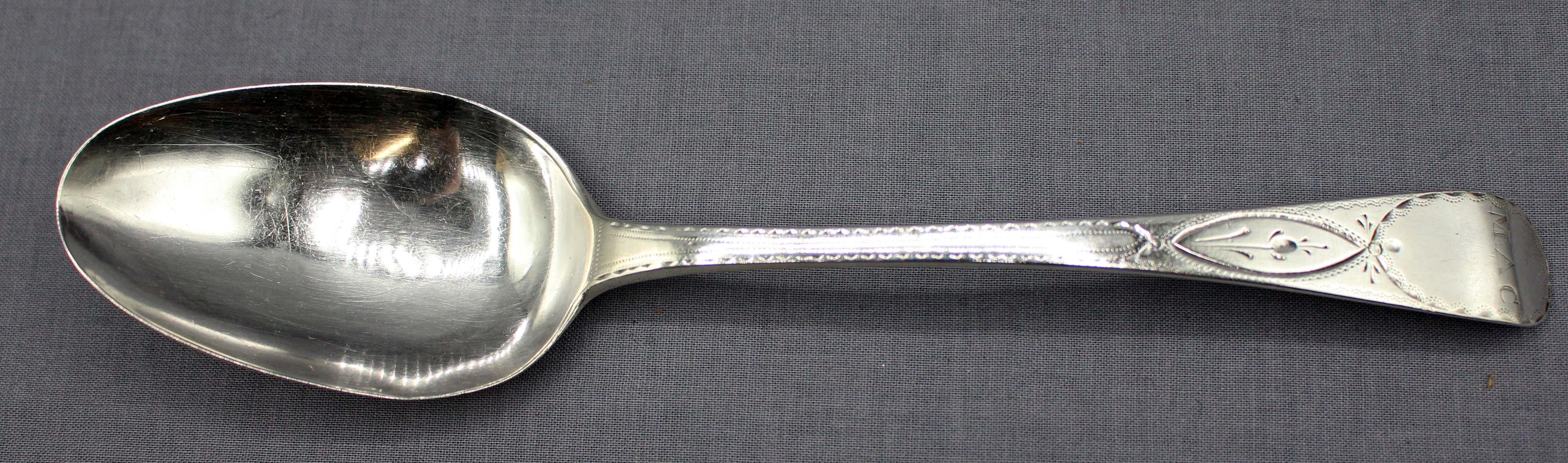 English Sterling Silver Tablespoon by William Bateman I, London, 1817 For Sale