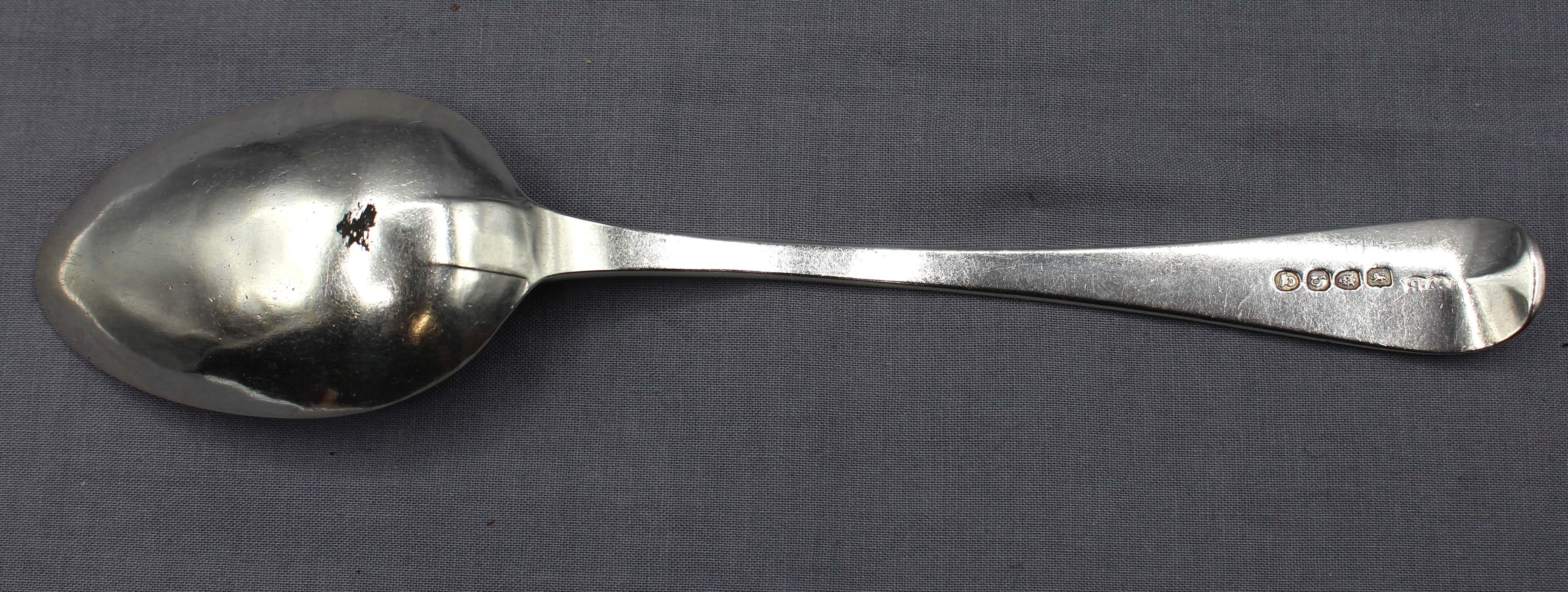 Sterling Silver Tablespoon by William Bateman I, London, 1817 In Good Condition For Sale In Chapel Hill, NC