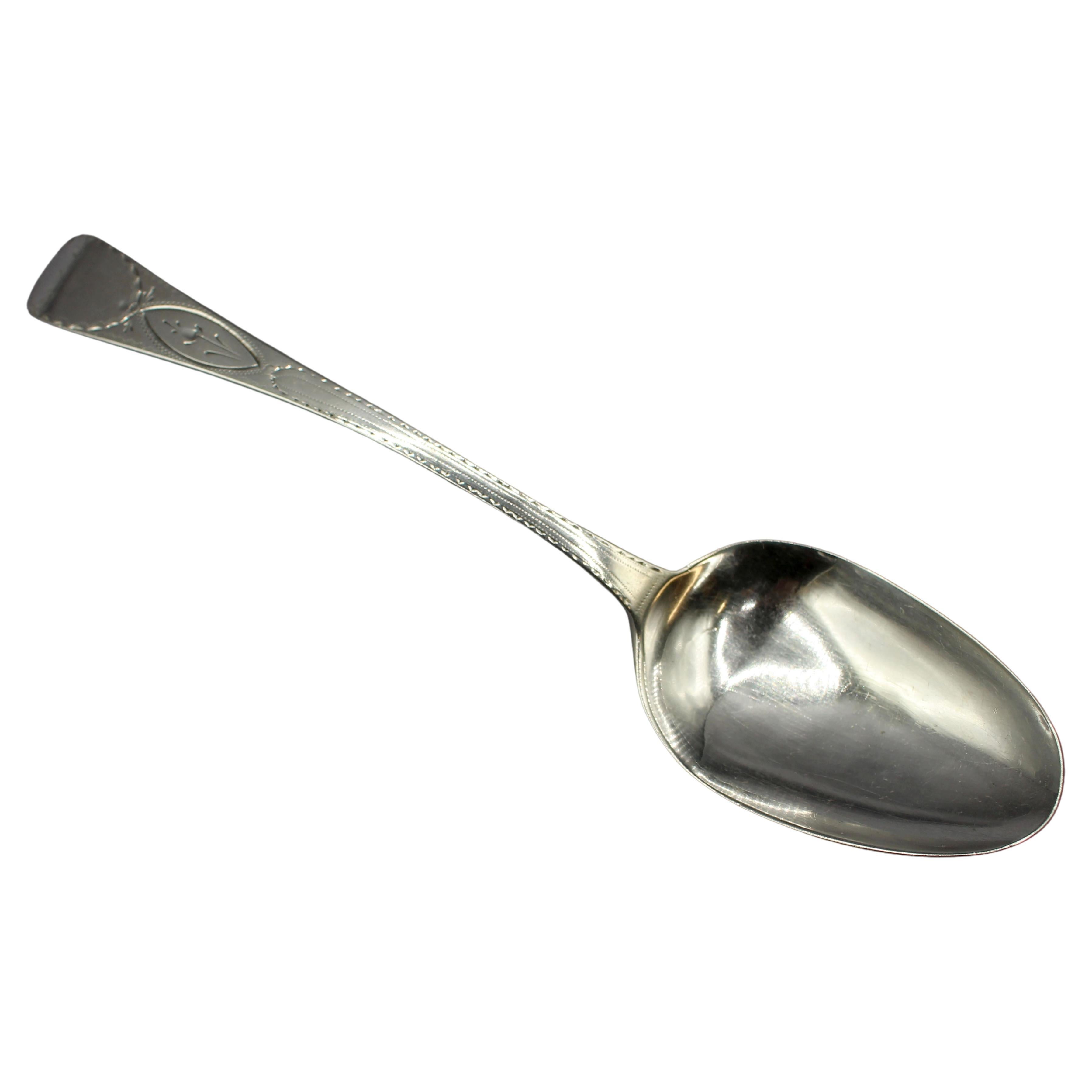 Sterling Silver Tablespoon by William Bateman I, London, 1817 For Sale