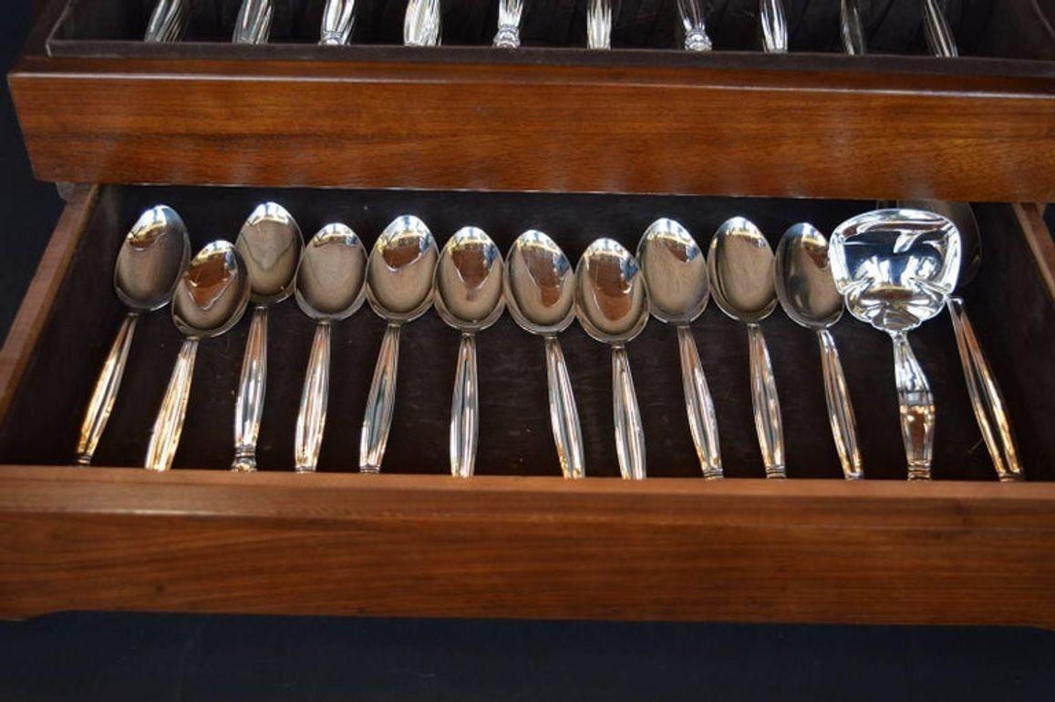 Vajilla de plata de ley. Dinamarca, década de 1940. en Excelente estado para la venta en Los Angeles, CA