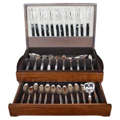 Sterling Silver Tableware Set. Denmark, 1940's.