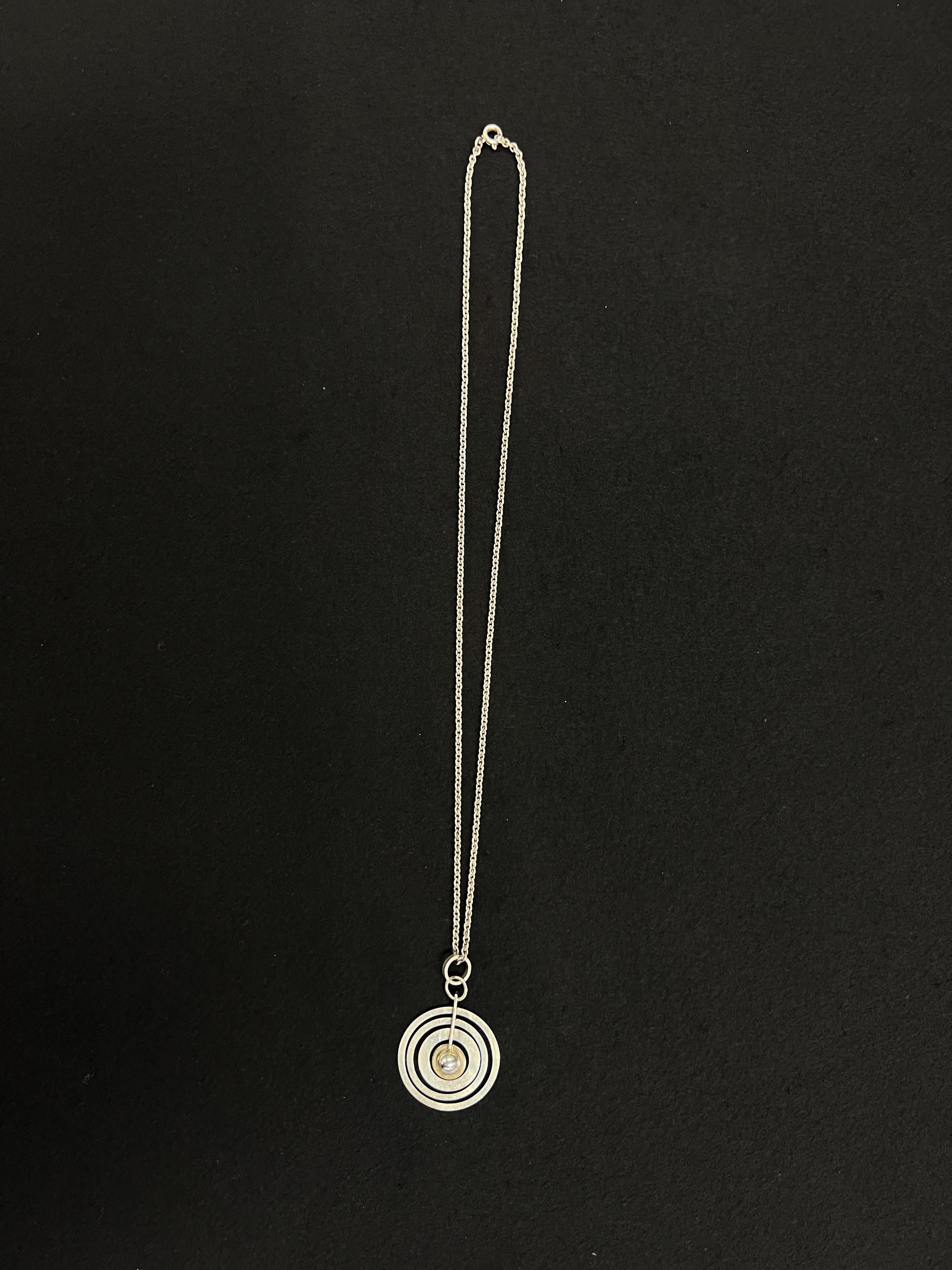 apple core necklace 1970s