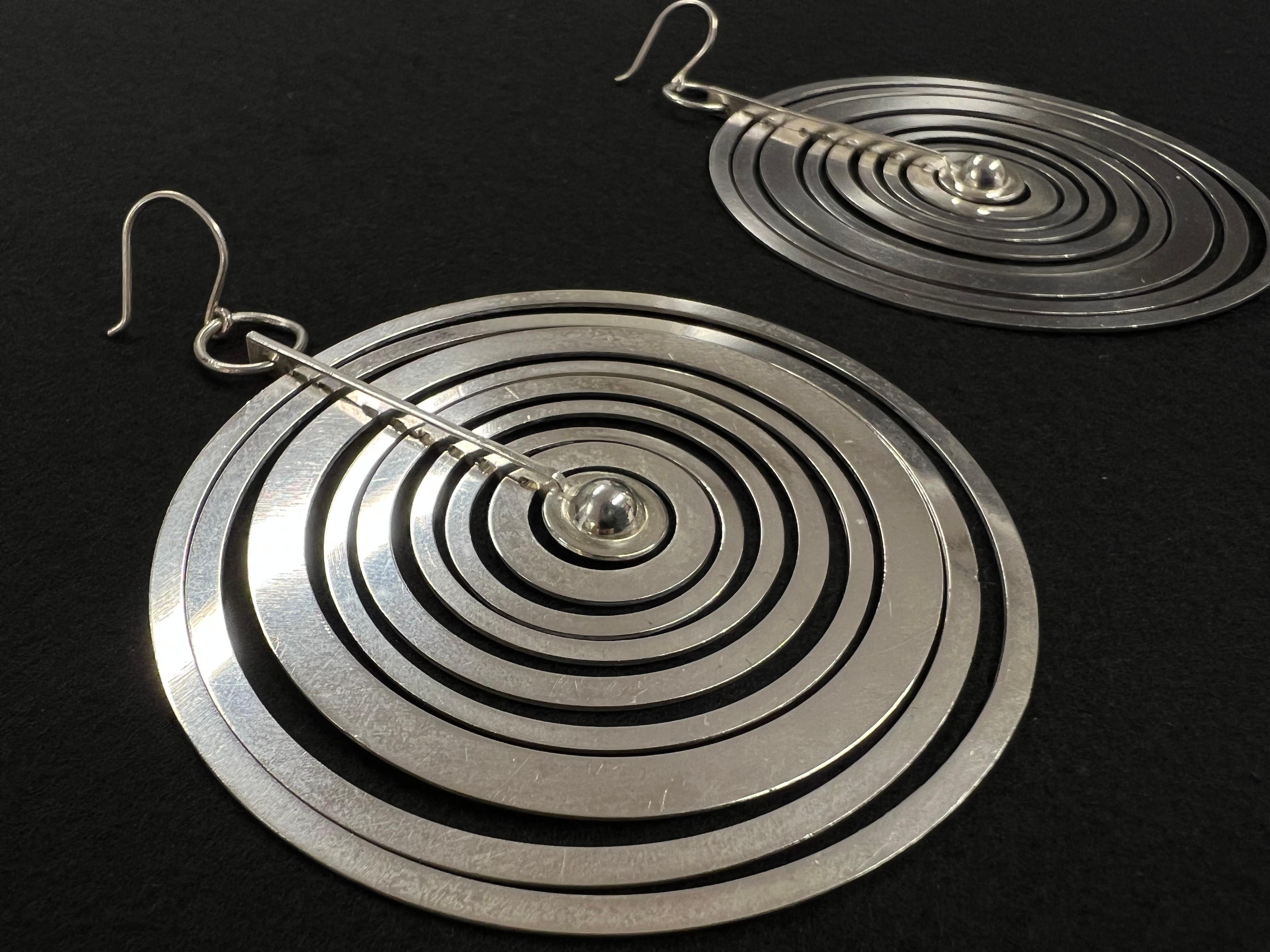 tapio wirkkala silver earrings