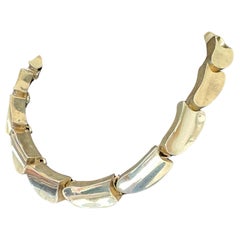 Sterling Silver Taxco Necklace Choker Modernist Mexican