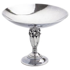Sterling Silver Tazza by Georg Jensen, Designed by Johan Rohde, Pattern 574C