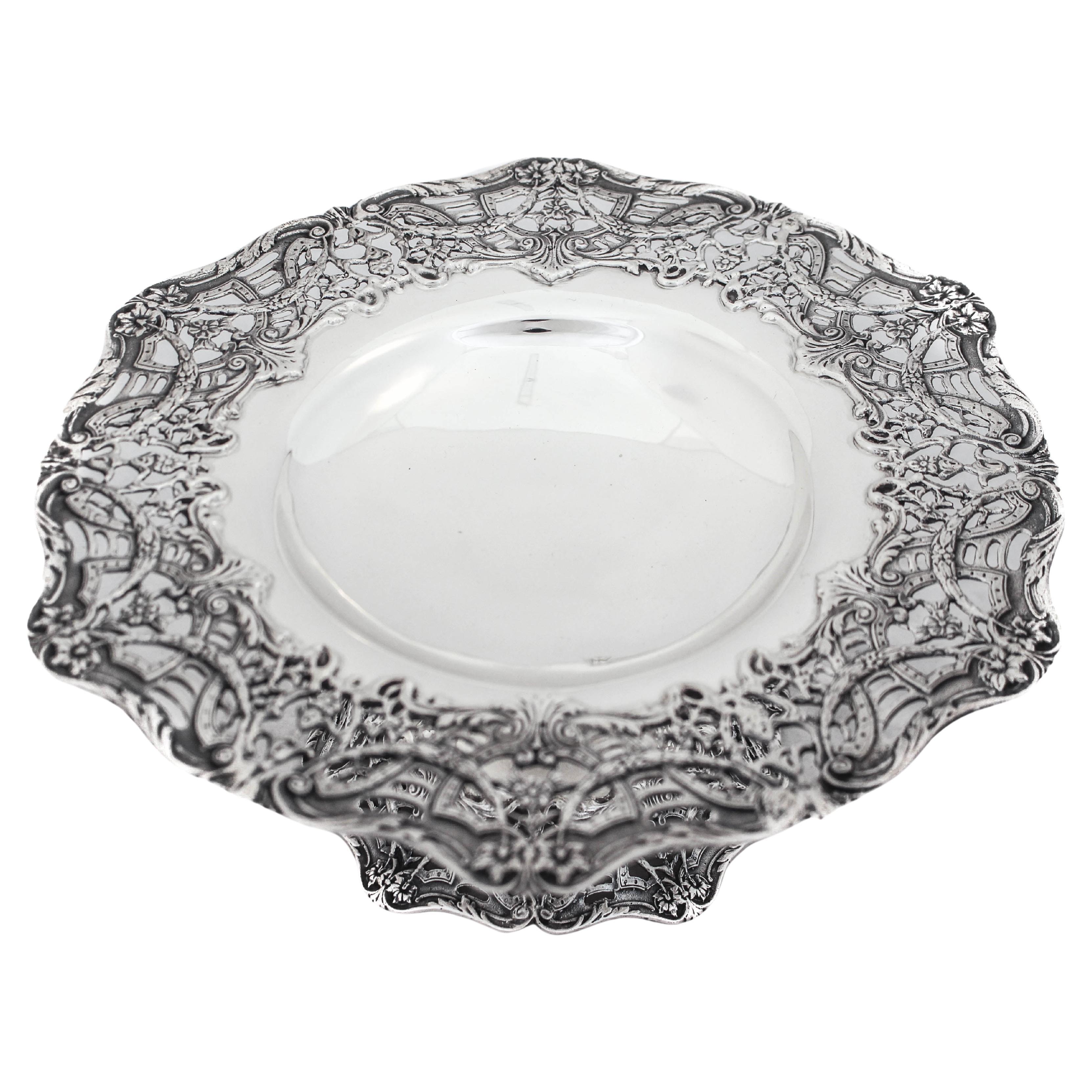 Sterling Silver Tazza For Sale