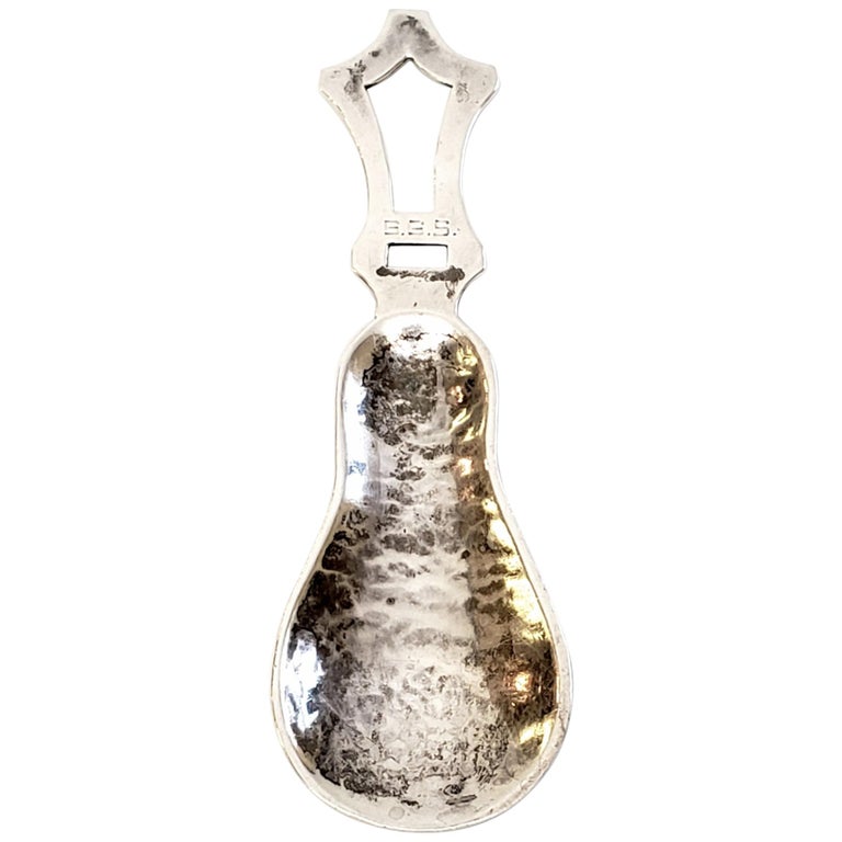 Sterling Silver Tea Caddy Spoon at 1stDibs
