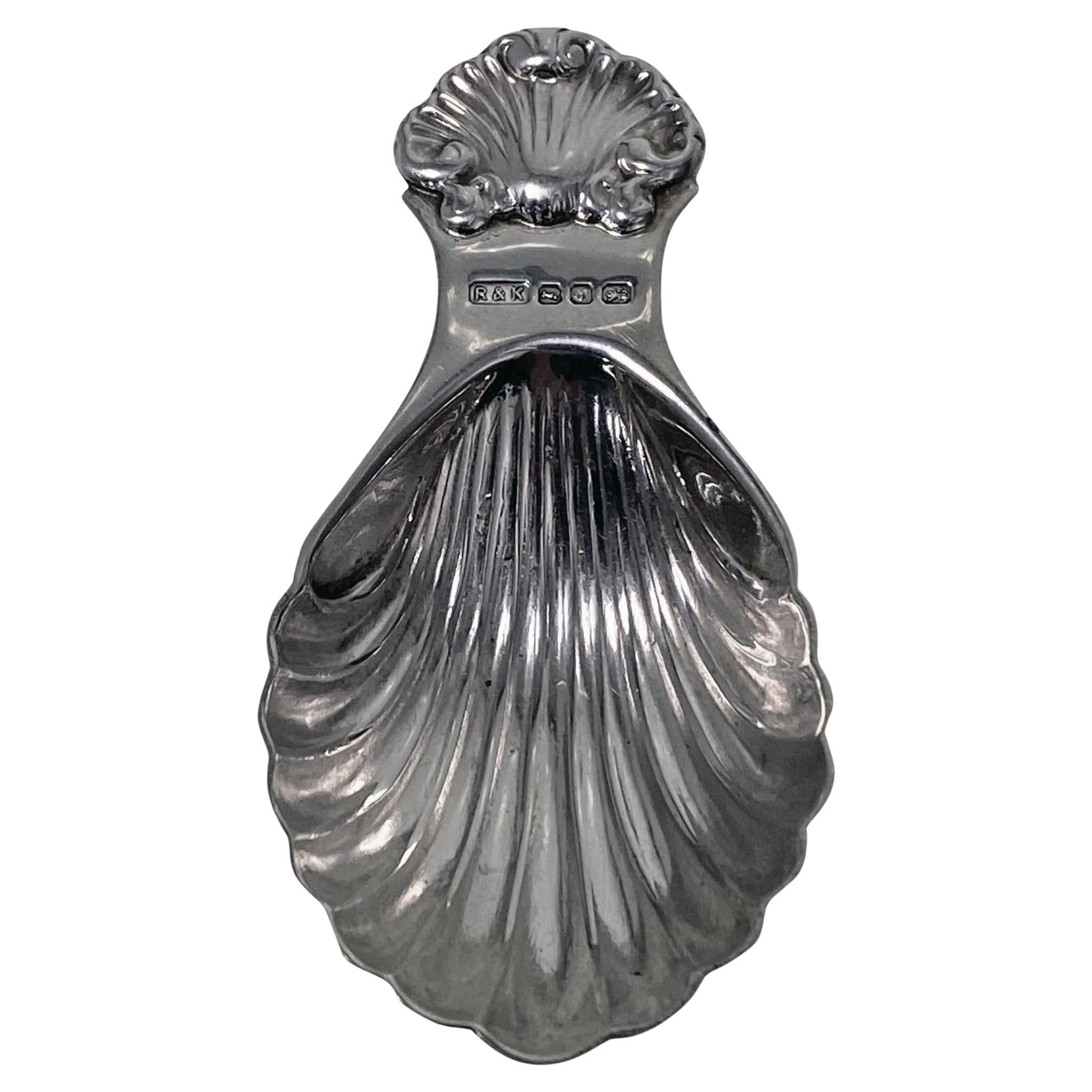 Vintage 1974 Sterling Silver Caddy Spoon For Sale at 1stDibs