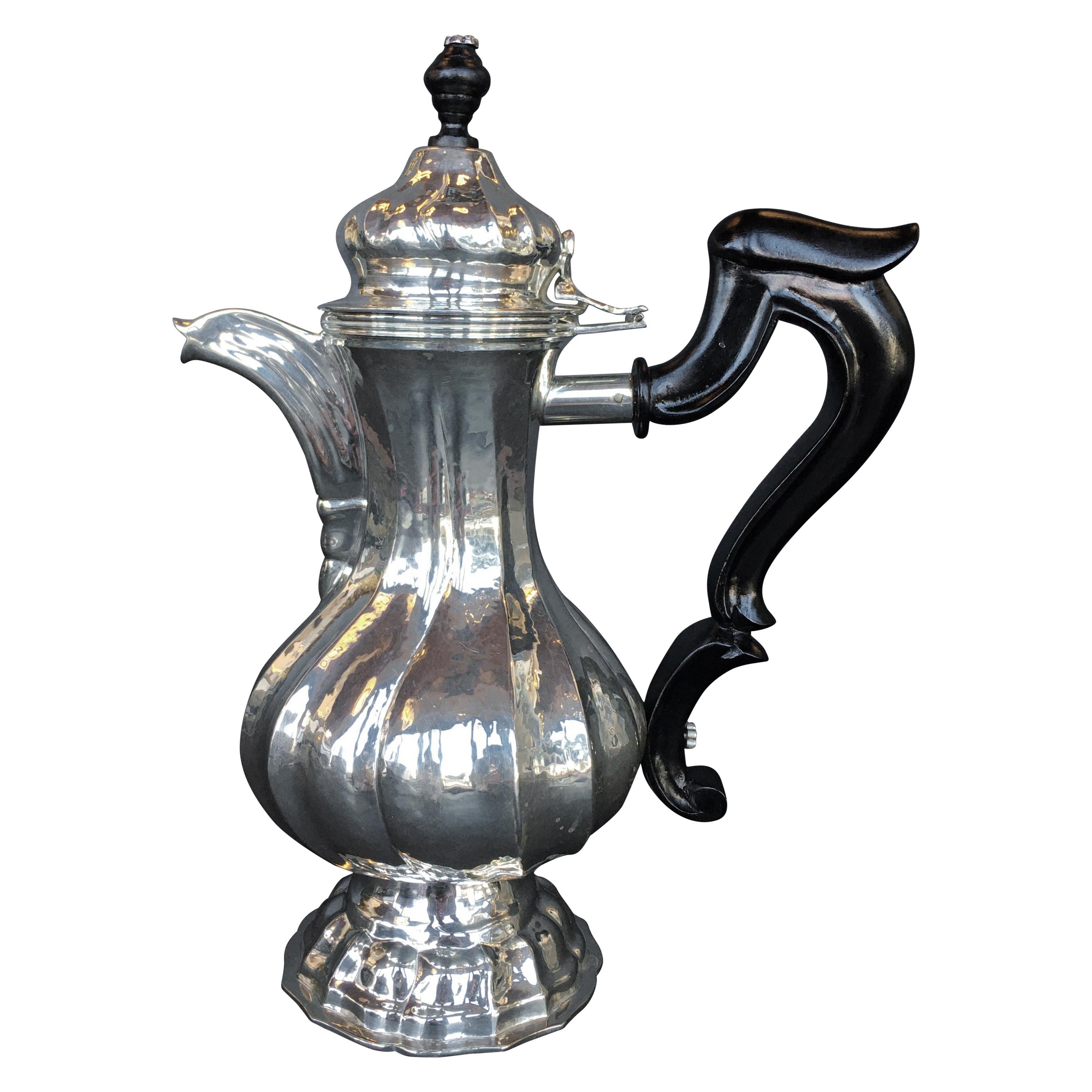 Sterling Silver Tea Pot For Sale