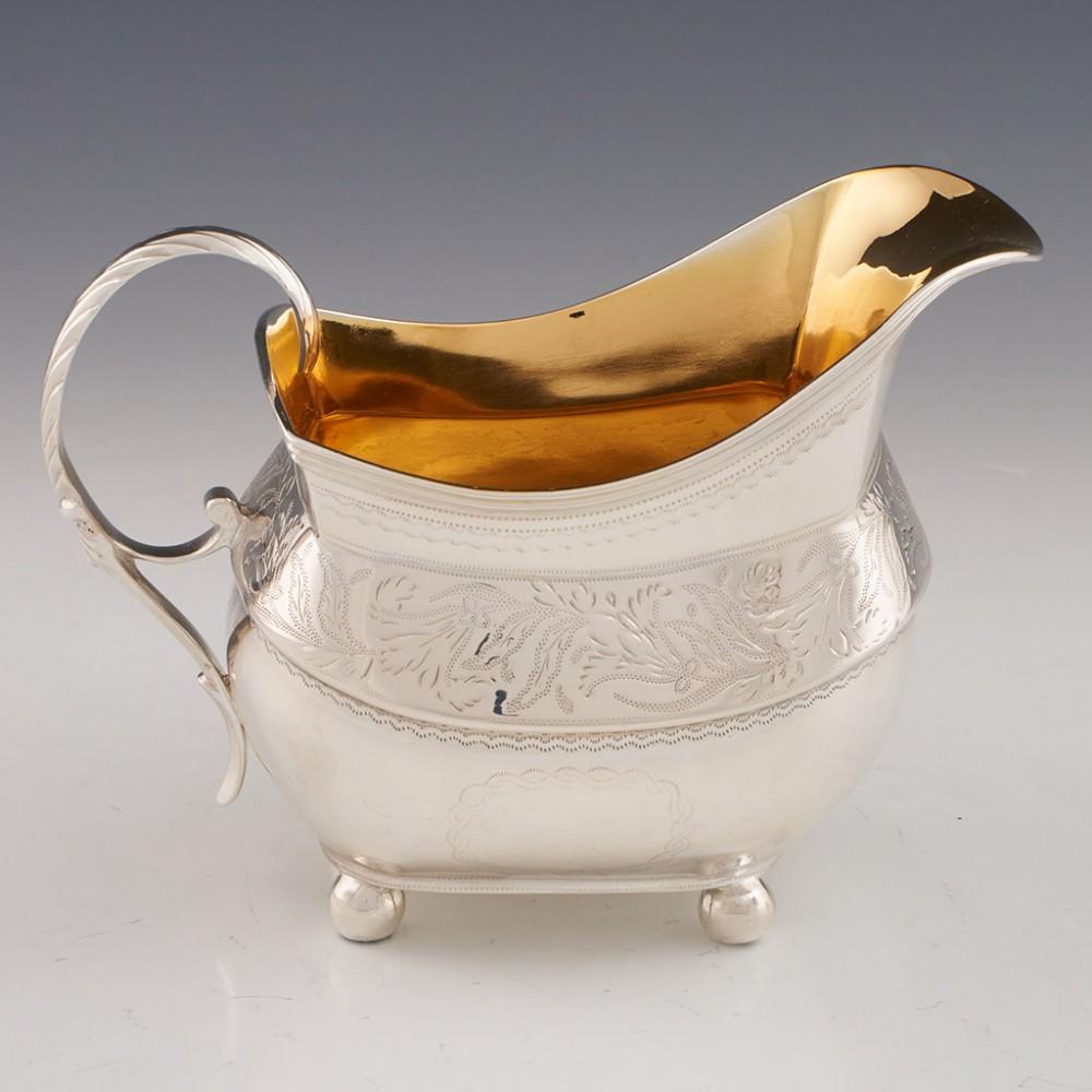 Sterling Silver Tea Set Edinburgh, 1810 For Sale 12