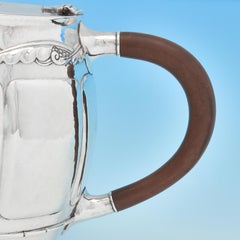 Liberty & Co. Arts & Crafts Period Antique Sterling Silver Teapot - 1914