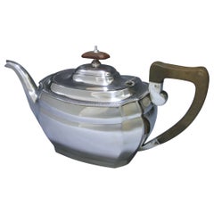 Sterling Silver Teapot Made in the Reign of George V