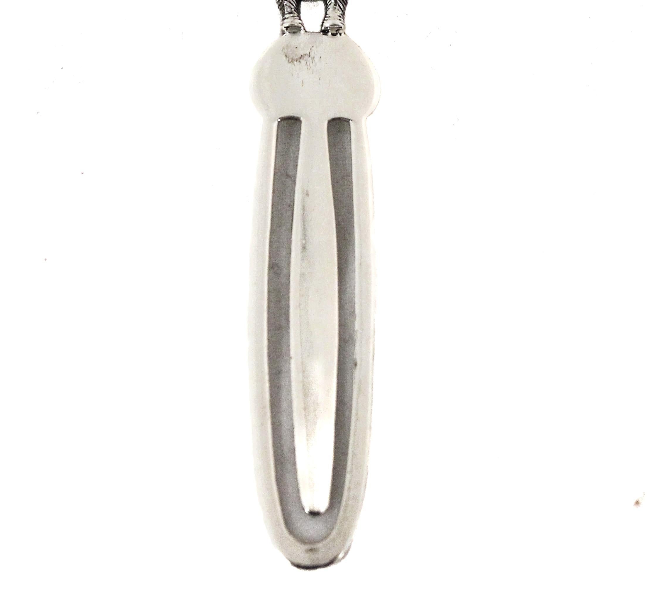 Anglais Bookmark Teddybear en argent sterling en vente