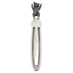 Sterling Silver Teddybear Bookmark