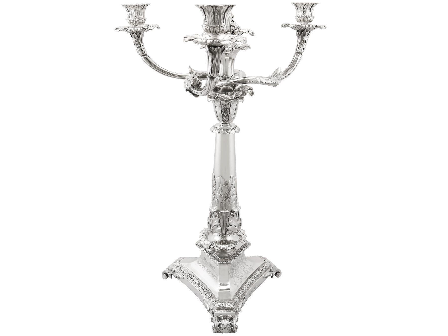 silver candelabrum