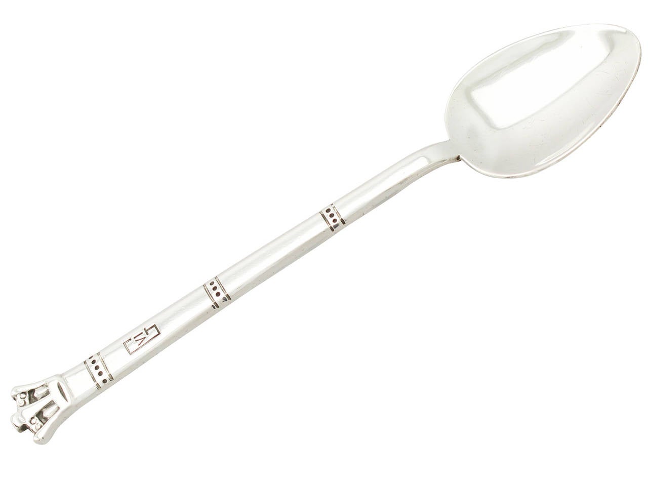 Argento Set da battesimo in argento Sterling Art Deco a tre pezzi in vendita
