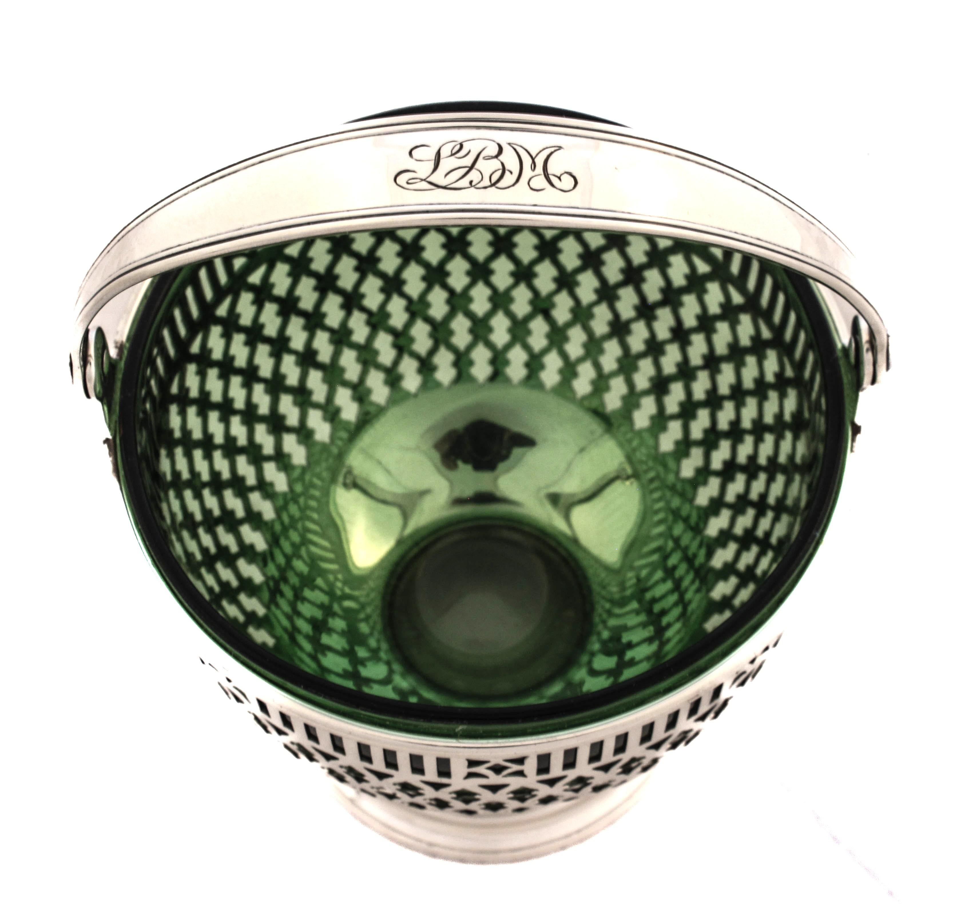 Cesta Tiffany de plata de ley Estadounidense en venta