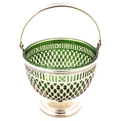 Cesta Tiffany de plata de ley