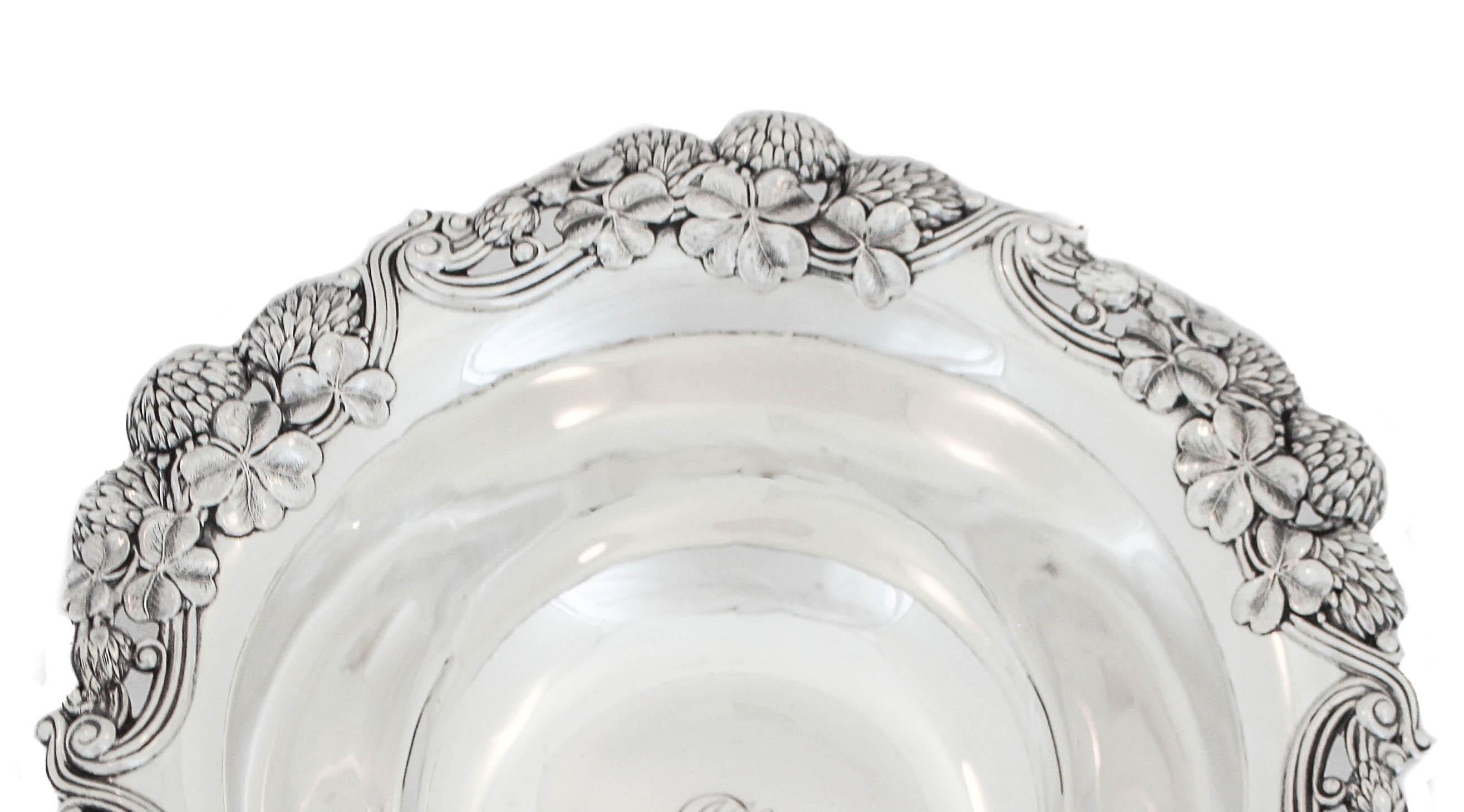 Sterling Silver Tiffany Bowl In Excellent Condition For Sale In Brooklyn, NY