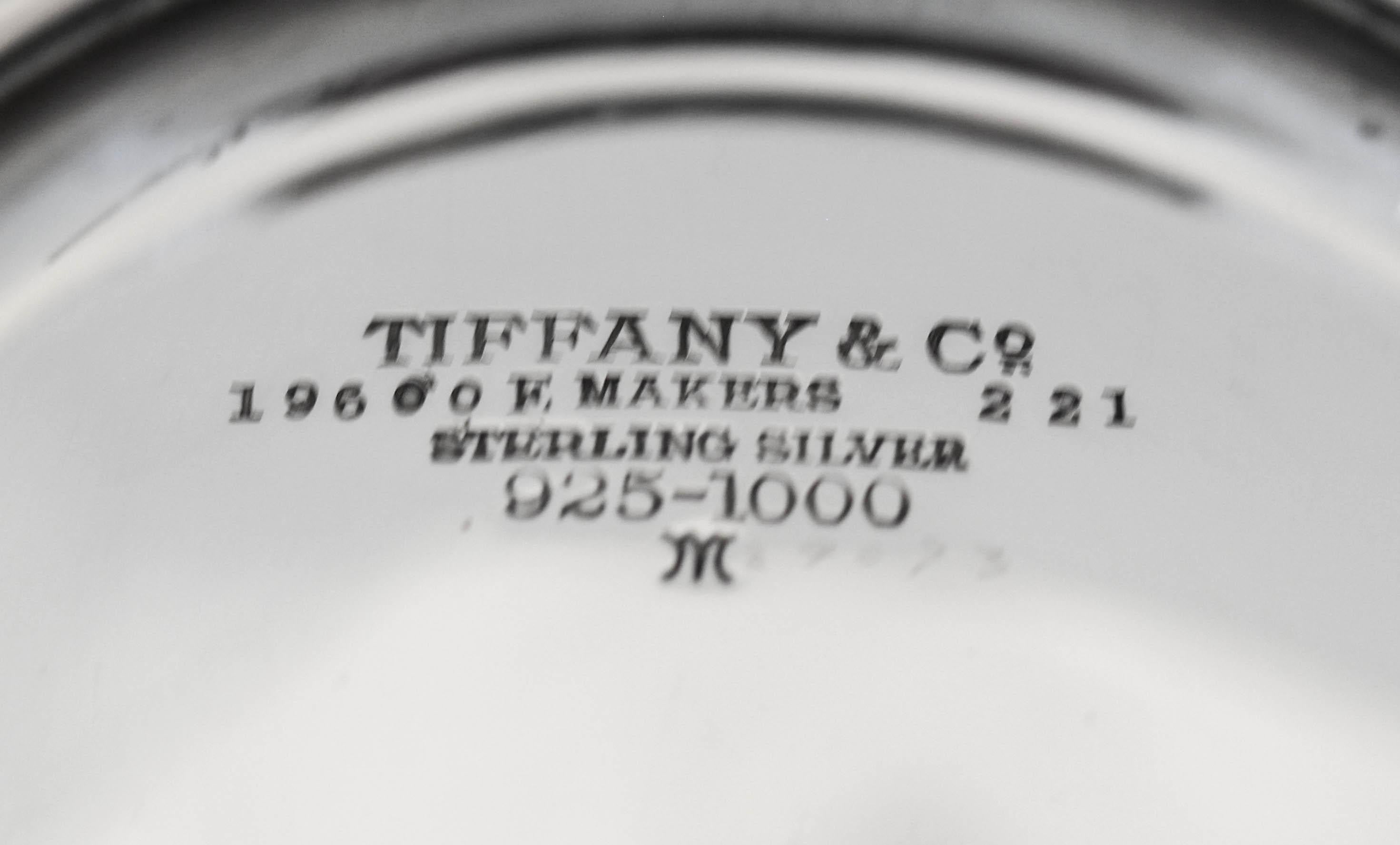 Tiffany-Schale aus Sterlingsilber (Mitte des 20. Jahrhunderts) im Angebot