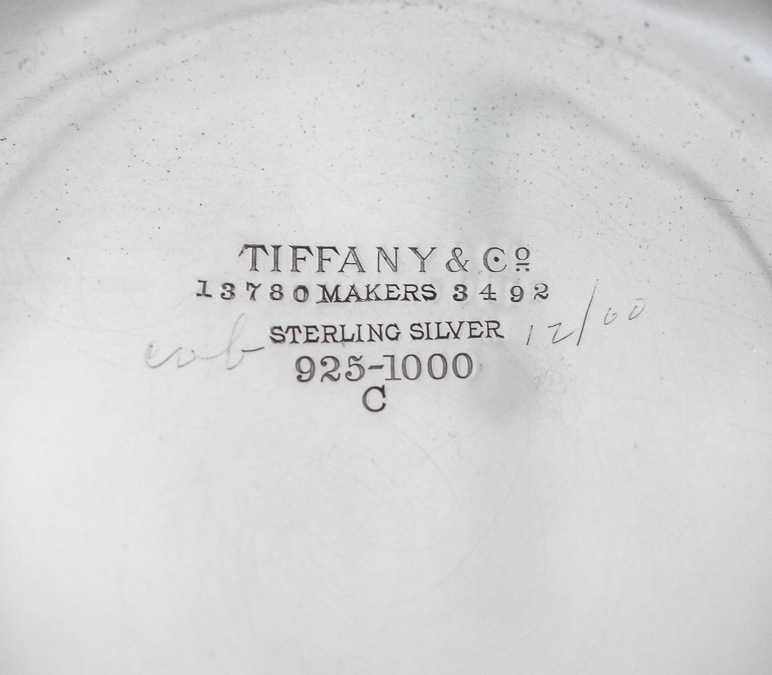 Tiffany-Schale aus Sterlingsilber im Angebot 2