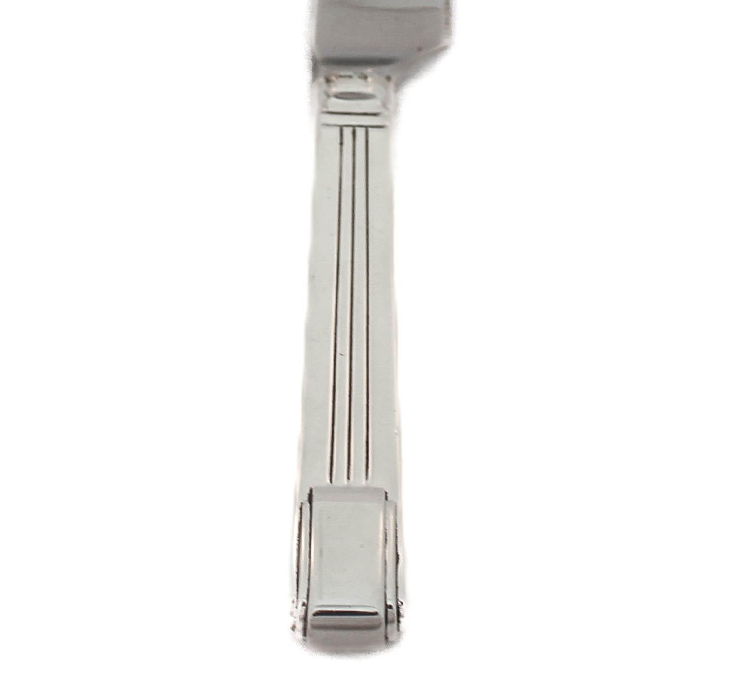 In offerta c'è un coltello da pane (challah) in argento sterling con il motivo 