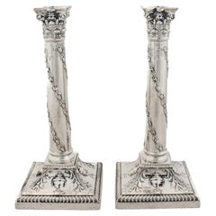 Sterling Silver Tiffany Candlesticks