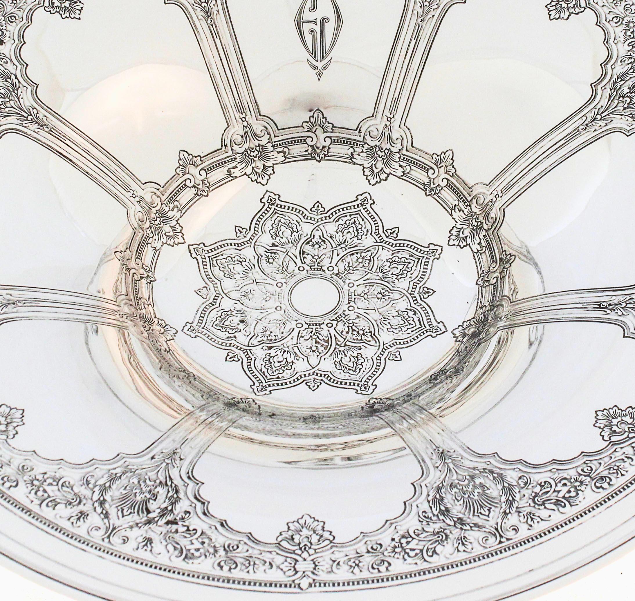 American Sterling Silver Tiffany Centerpiece For Sale