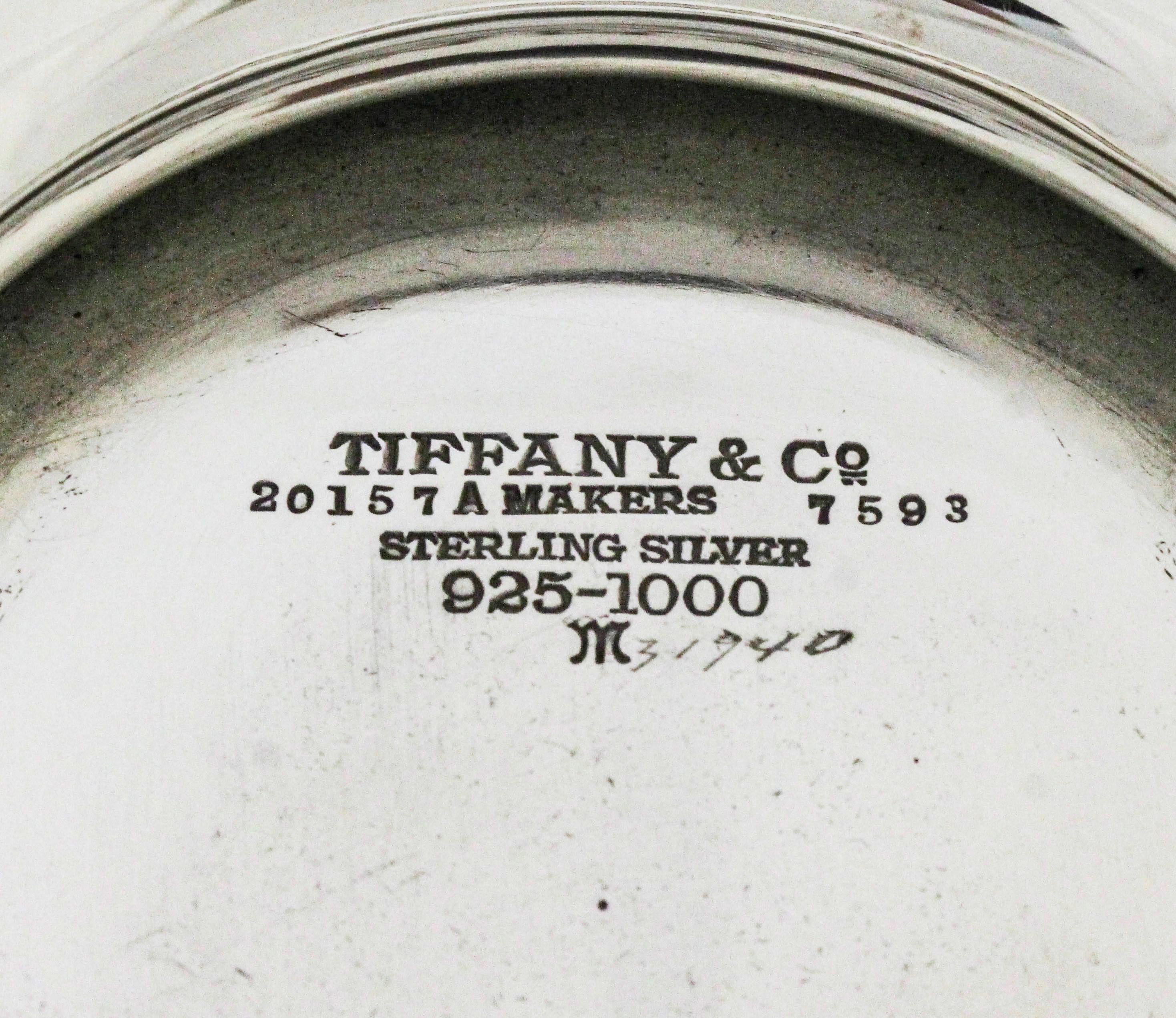 Sterling Silver Tiffany Centerpiece For Sale 2