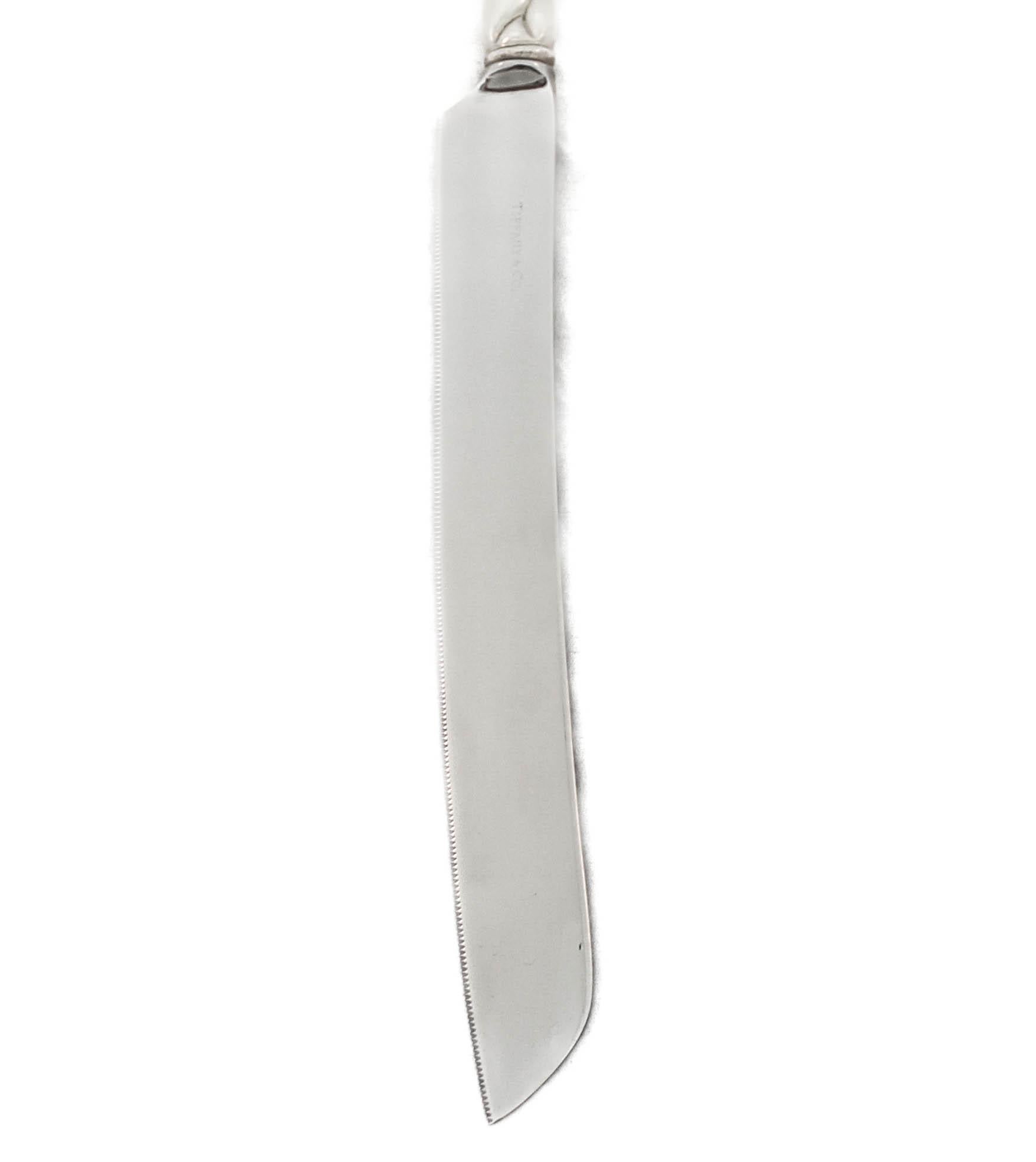 Sterling Silver Tiffany Challah Knife In Excellent Condition In Brooklyn, NY