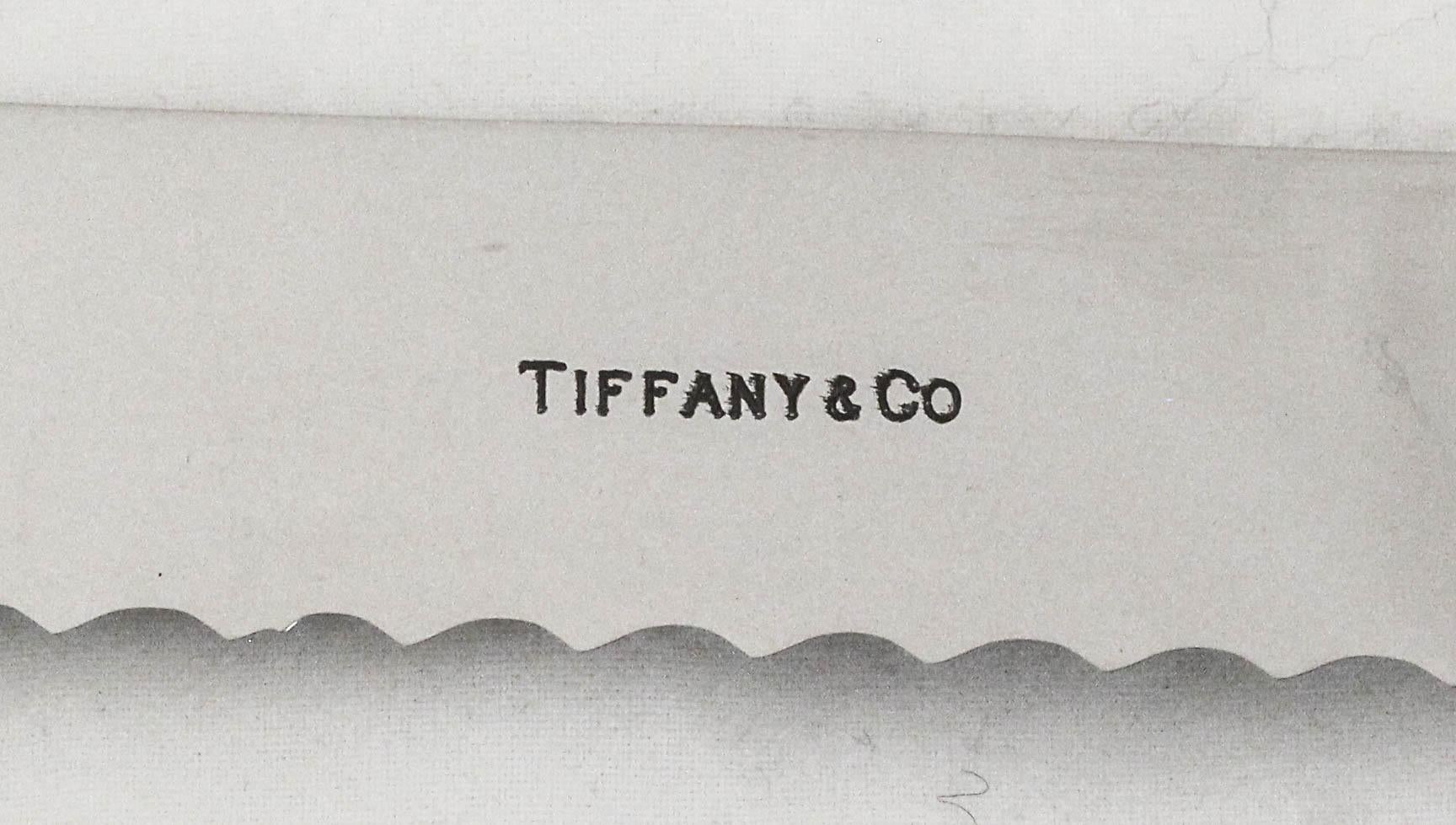 Fine XX secolo Coltello per Challah Tiffany in argento 925 in vendita