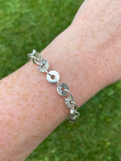 Sterling Silver Tiffany & Co 1837 Circle Bracelet
