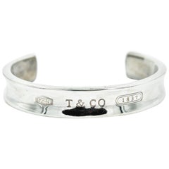 Sterling Silver Tiffany & Co. “1837” Cuff Bracelet, 44.6 Grams