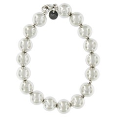 Sterling Silver Tiffany & Co. Beaded Bracelet