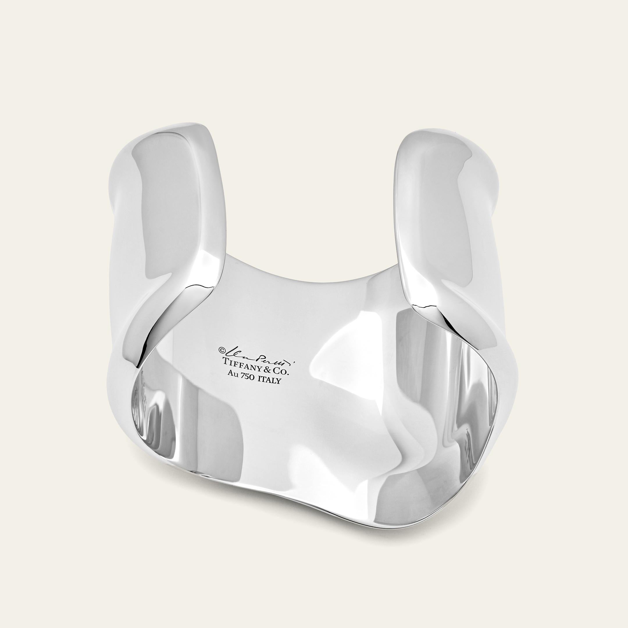 De las mujeres Sterling Silver Tiffany & Co. Bone Cuff by Elsa Peretti en venta