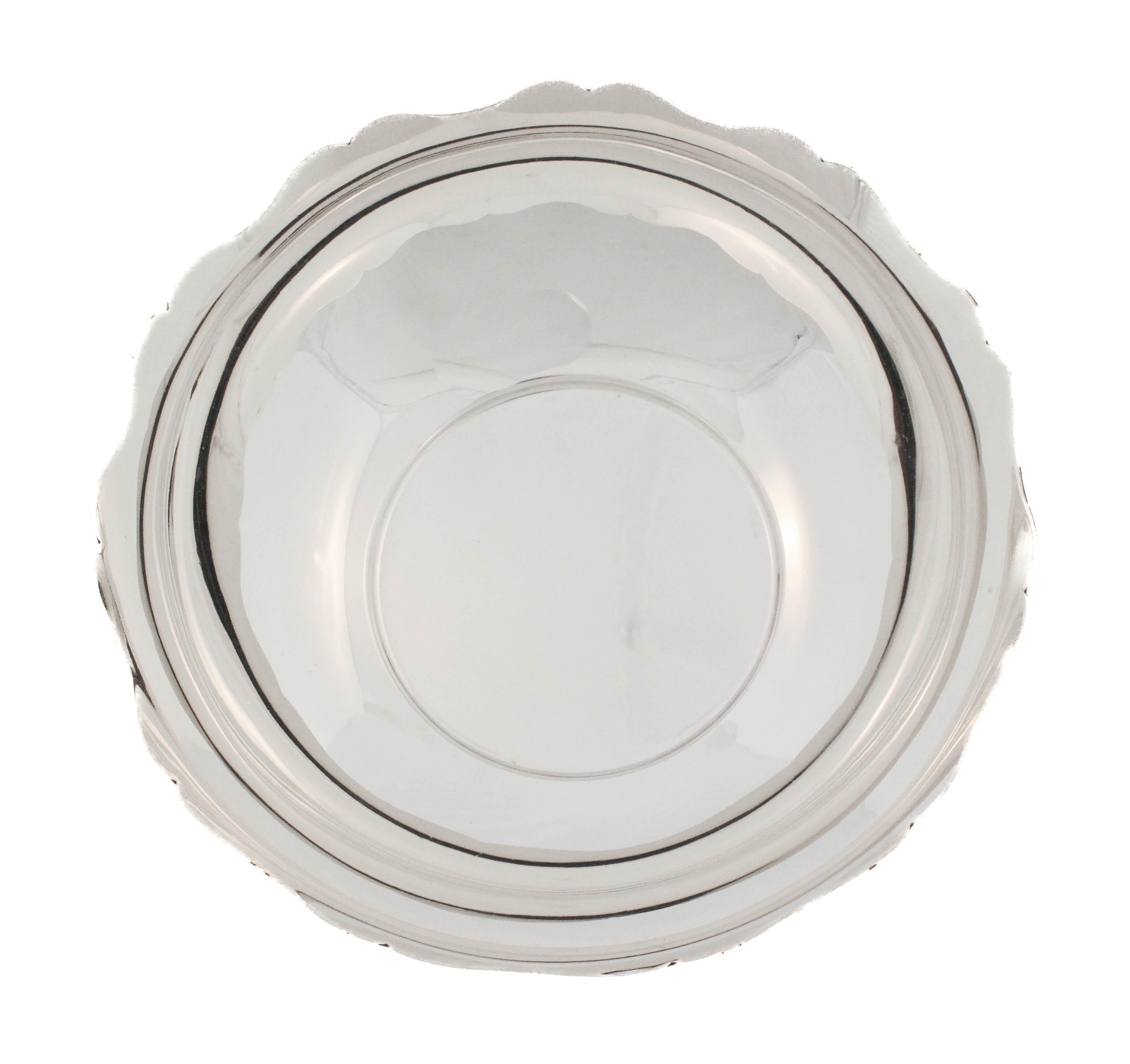 Mid-Century Modern Sterling Silver Tiffany & CO Bowl For Sale