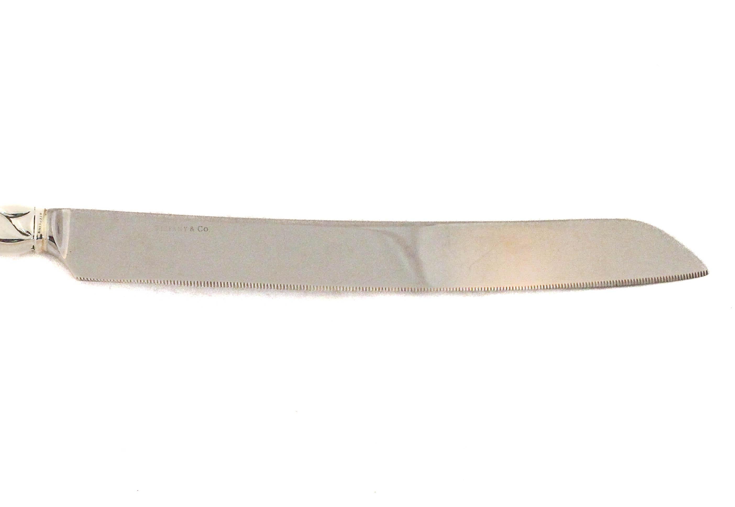 Coltello per Challah in argento Tiffany & Co. In condizioni ottime in vendita a Brooklyn, NY