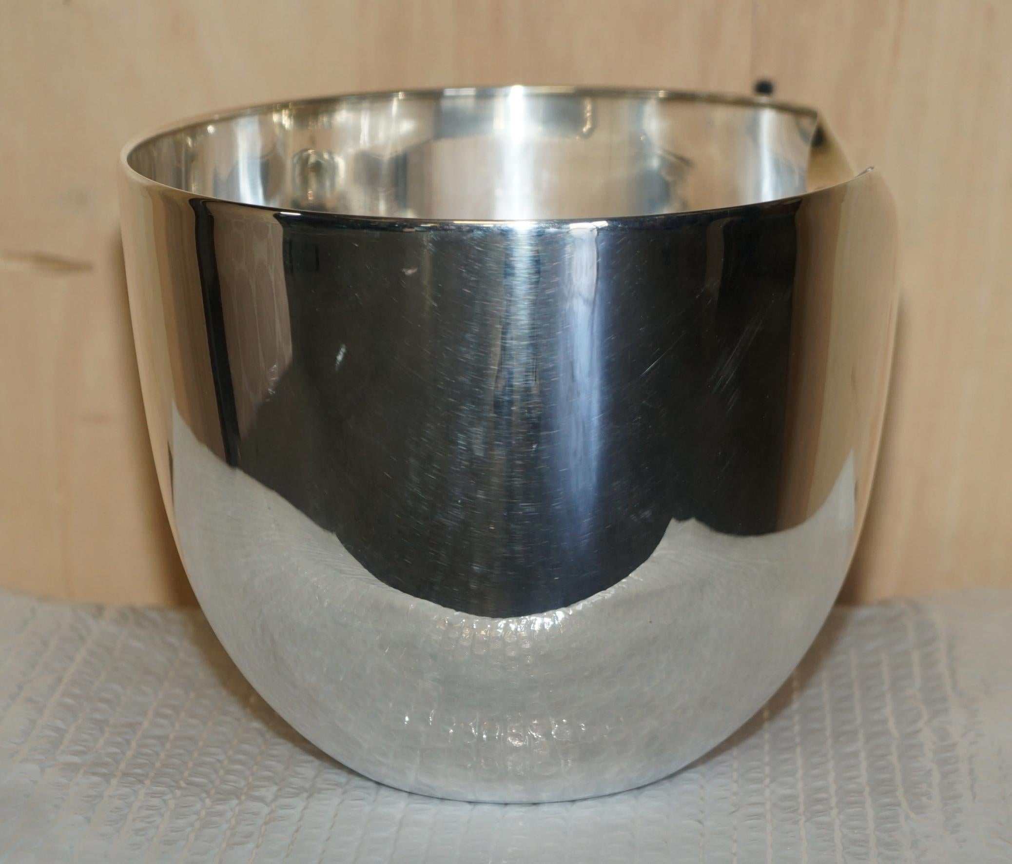 STERLING SILVER TIFFANY & CO ELSA PERETTI STERLING SiLVER CHAMPAGNE BUCKET 3