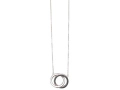 Sterling Silver Tiffany & Co. Interlocked Circle Chain Necklace