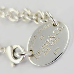 Sterling Silver Tiffany & Co Oval Link "Return To Tiffany" Necklace