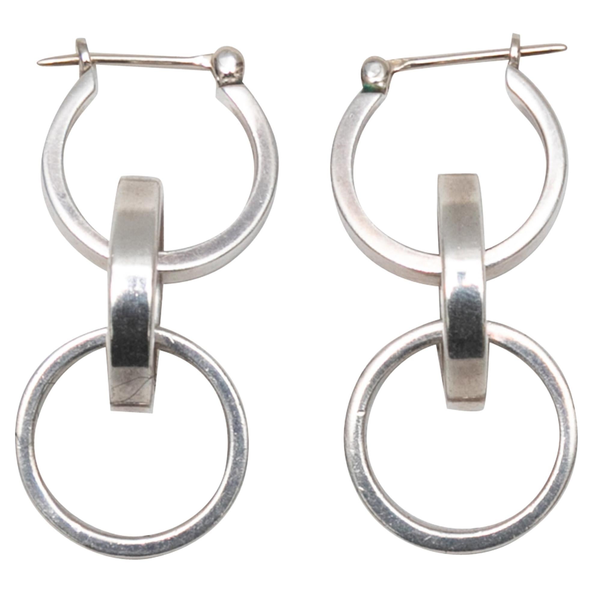 Sterlingsilber Tiffany & Co. Paloma Picasso Dreifach-Ohrringe