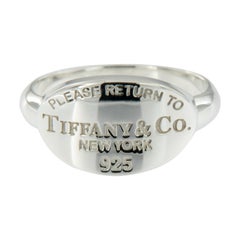 Sterling Silver Tiffany & Co. "Return to Tiffany" Band Ring