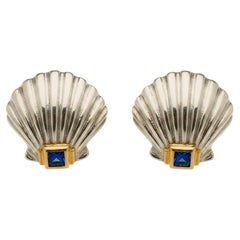 Sterling Silver TIFFANY & CO. SHELL EARRINGS