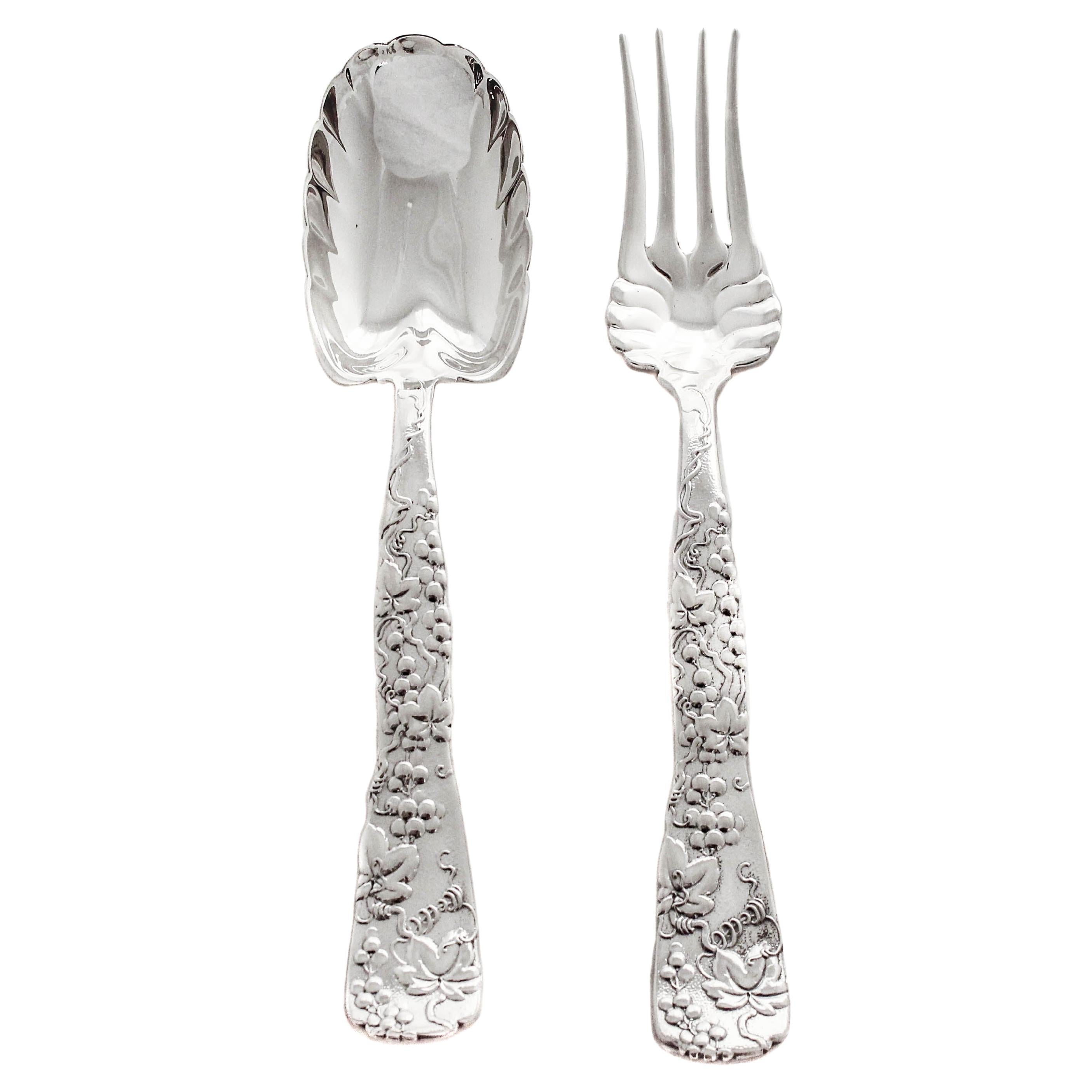 Sterling Silver Tiffany & CO Spoon and Fork Set