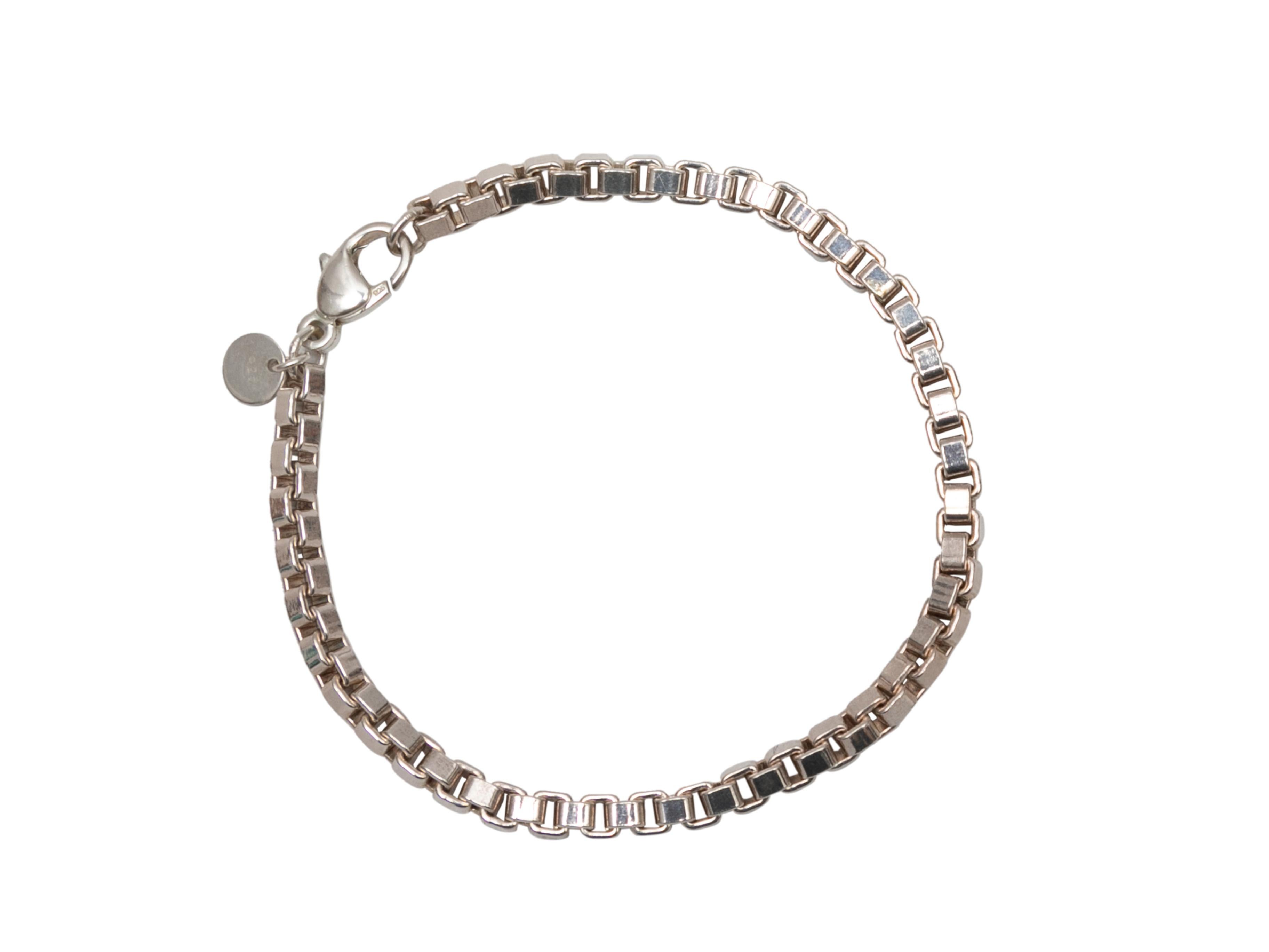Sterling Silver Tiffany & Co. Venetian Link Bracelet In Good Condition For Sale In New York, NY