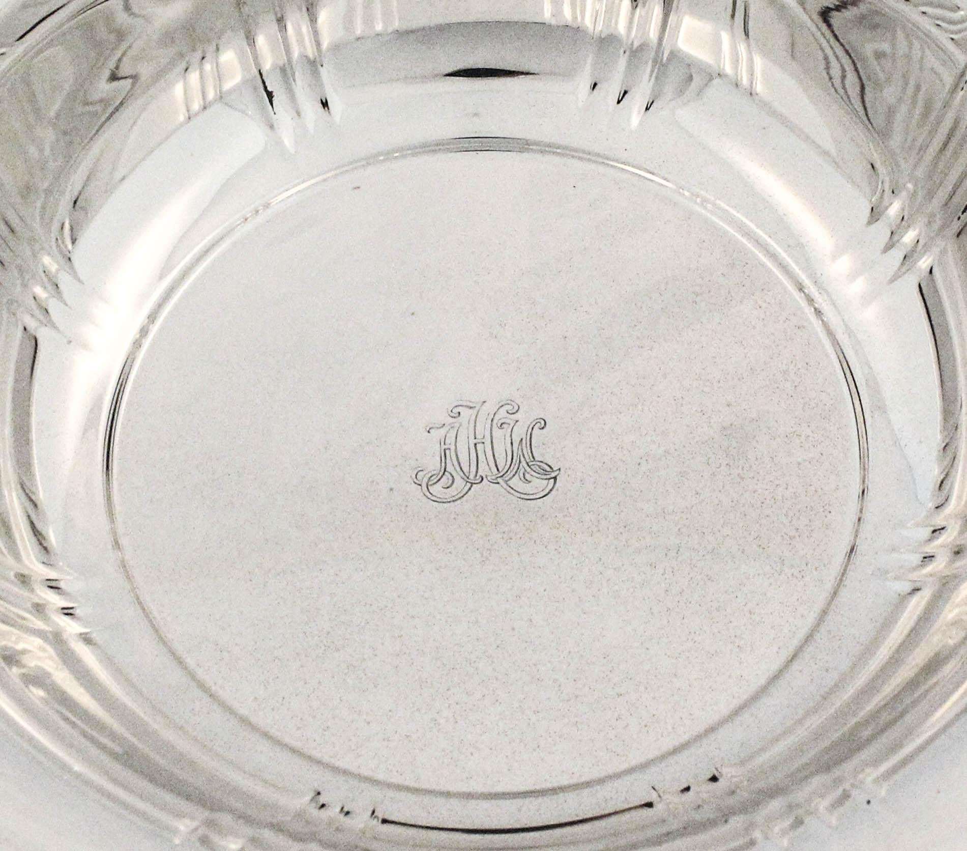Sterling Silver Tiffany & Company Bowl In Excellent Condition For Sale In Brooklyn, NY