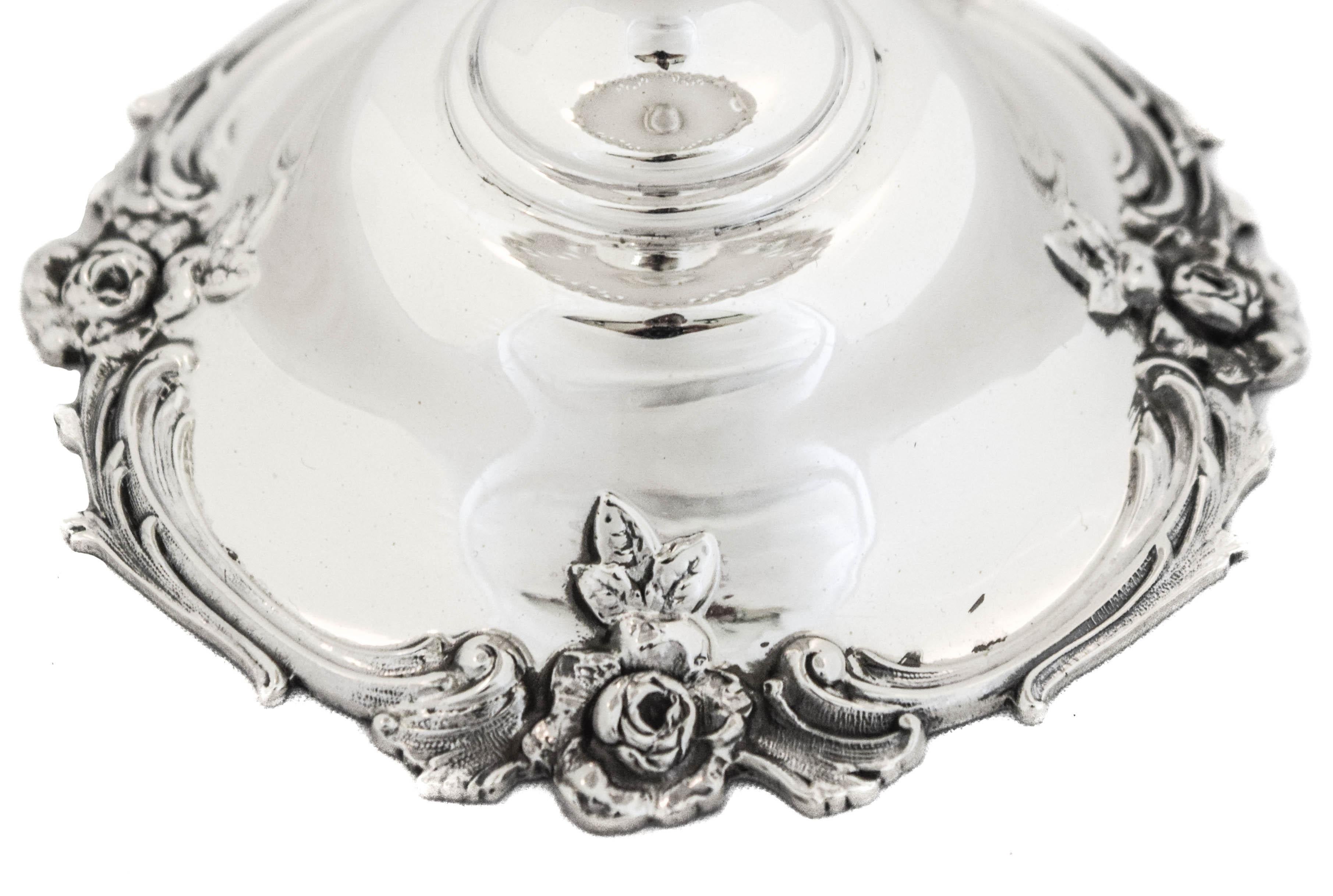 Sterling Silver Tiffany Compote For Sale 2