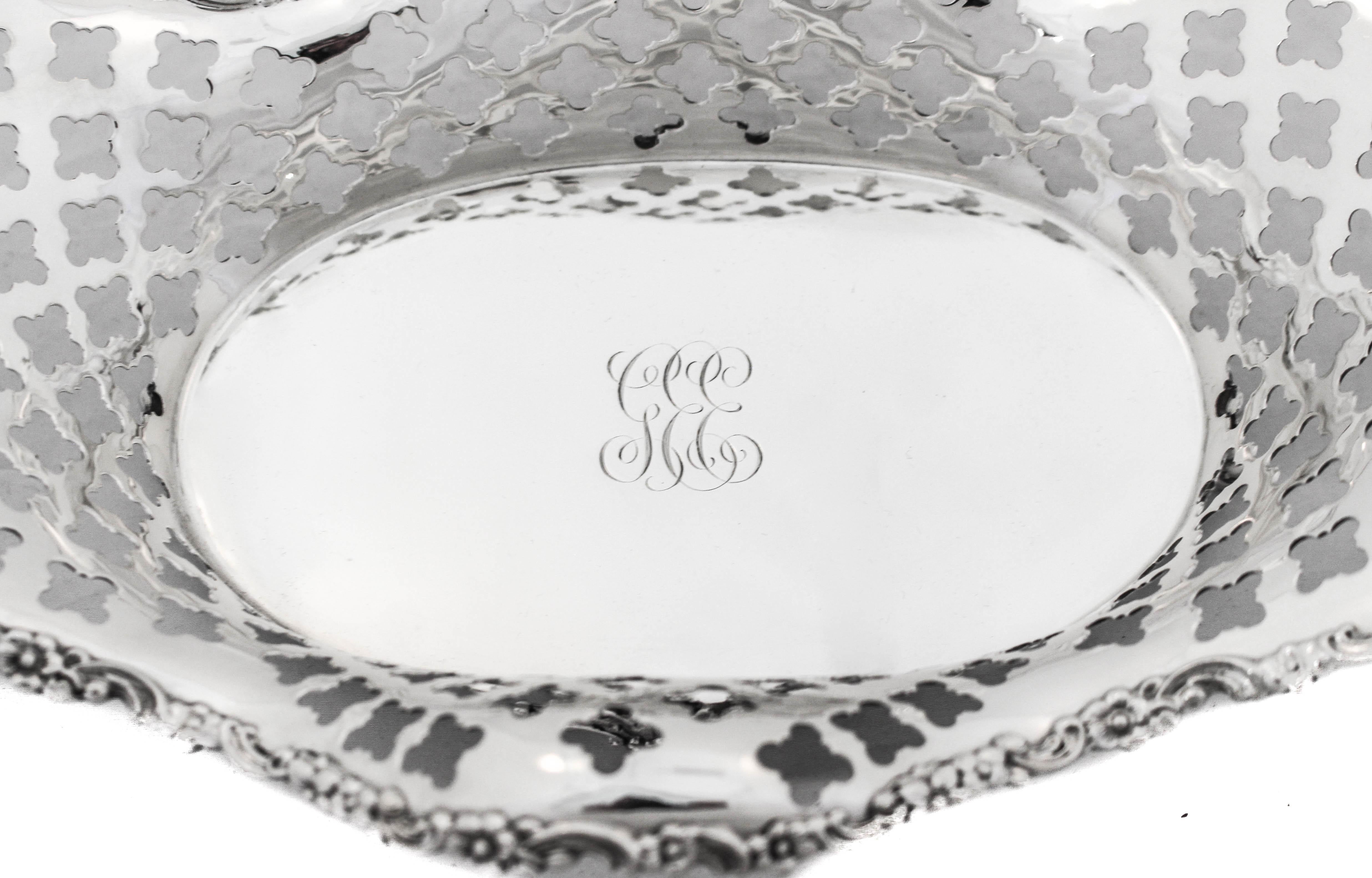 Late 19th Century Sterling Silver Tiffany Dish For Sale